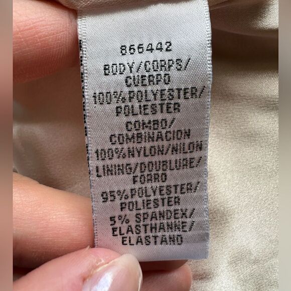 NWT Js Collections embroidered lace 3/4 sleeves long gown maxi size 16 dress - Picture 7 of 7